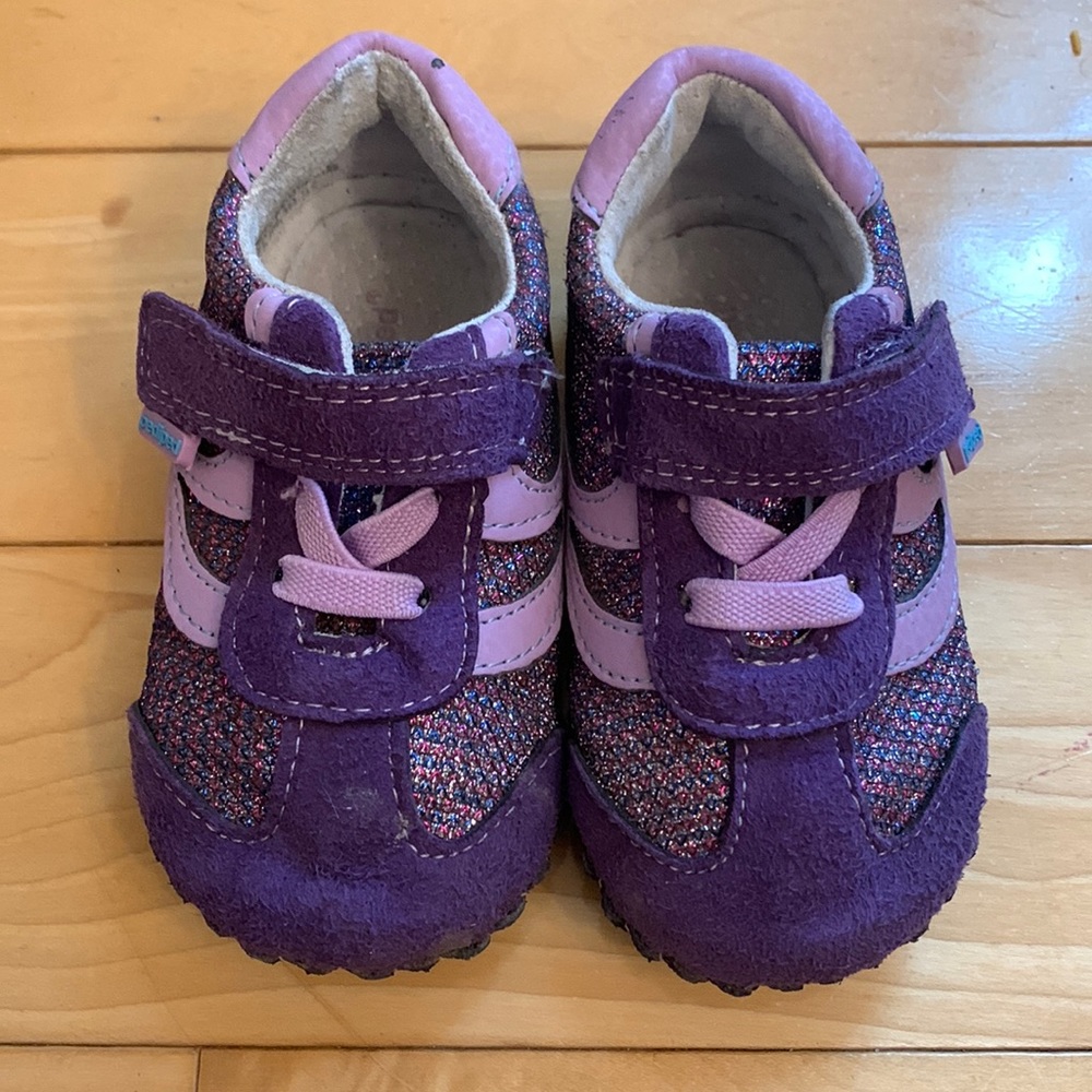 Pediped purple sparkly sneakers